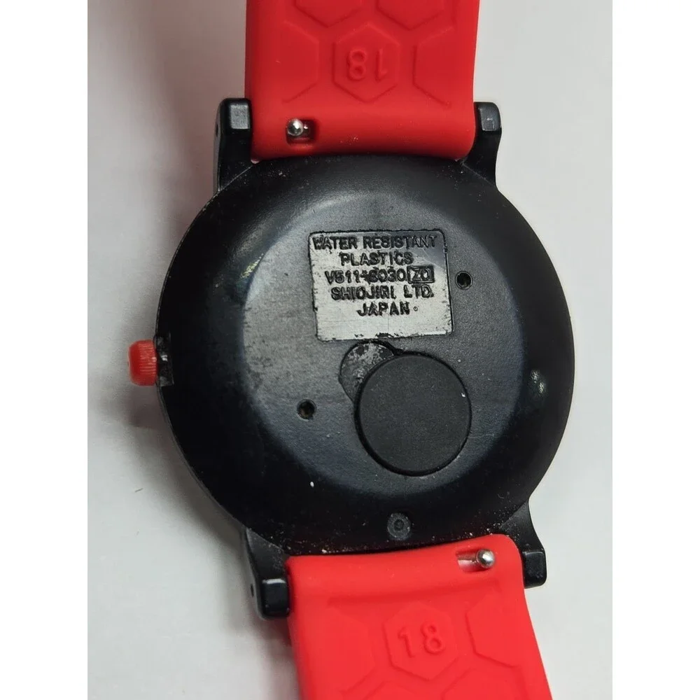 Vintage Lorus Disney Mickey Mouse Silhouette Film V511-8 030Watch New Battery